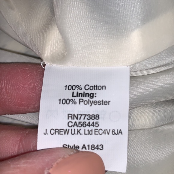 J. Crew navy & cream striped pencil skirt size 12 - Picture 11 of 12